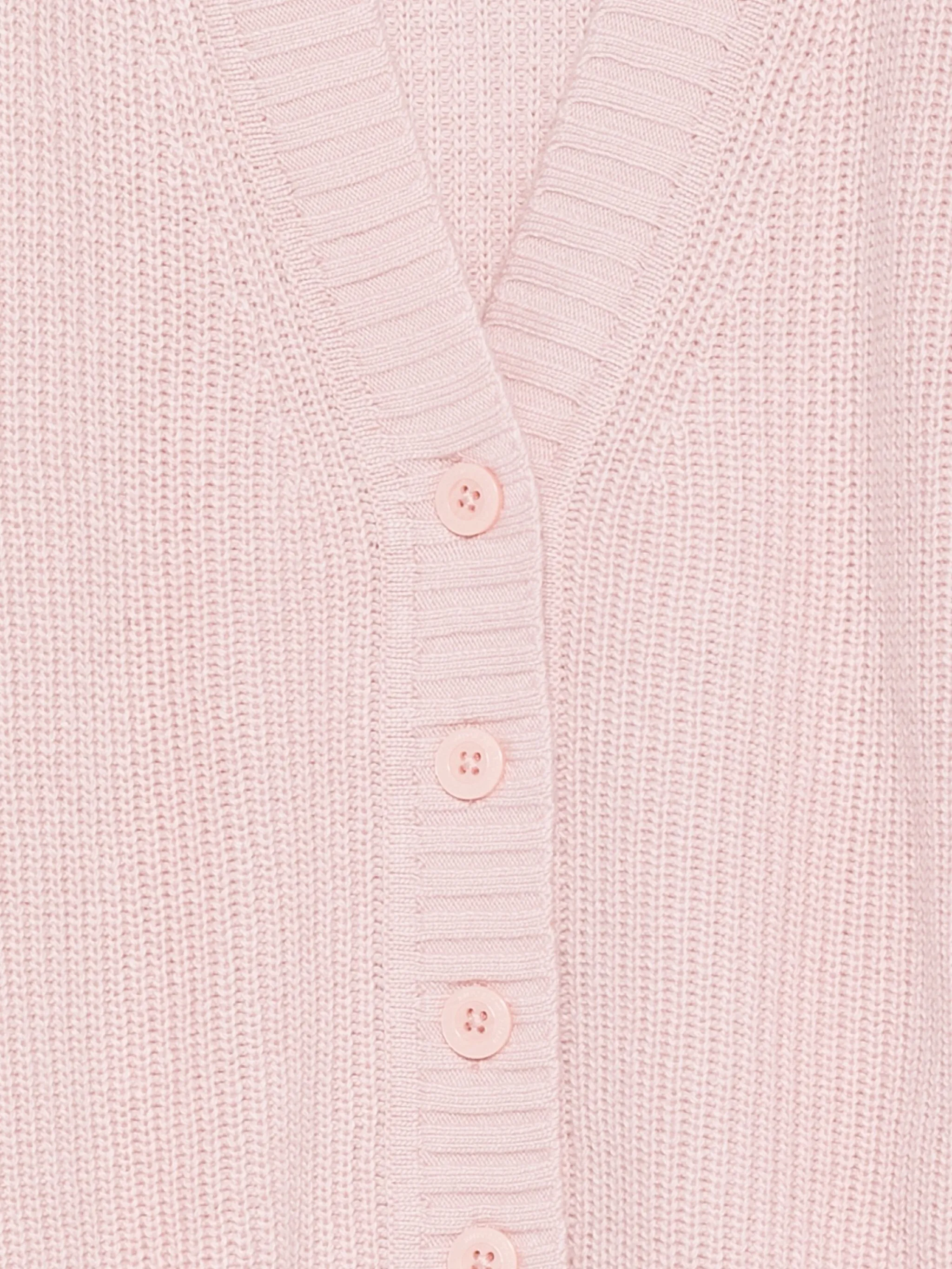 Кардиган с V-образным вырезом Emporio Armani Kids, розовый — фото 3