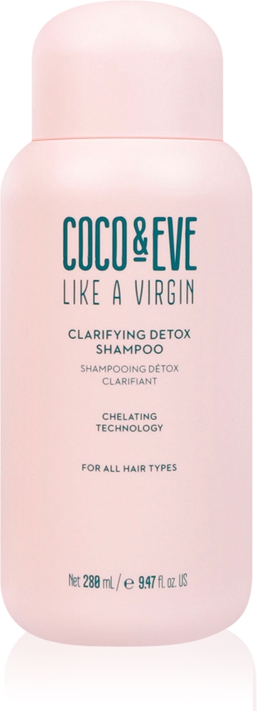 

Очищающий детокс-шампунь Like a virgin, глубоко очищающий шампунь с детоксицирующим эффектом Coco & Eve, 280 мл