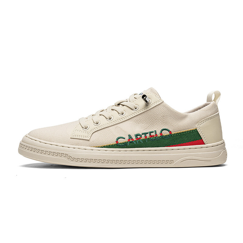 

Кроссовки CARTELO Skateboard Shoes Men Low-Top, бежевый