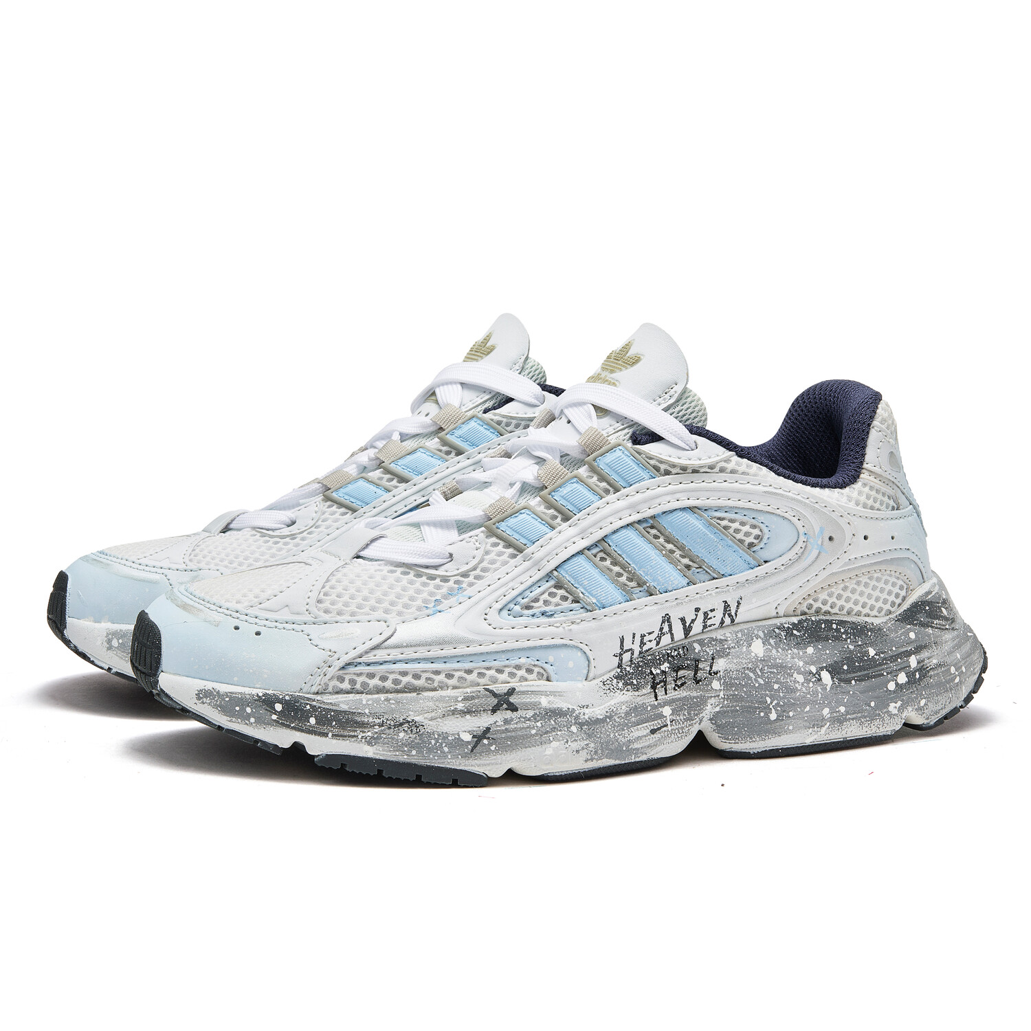Кроссовки adidas Always Originals Lifestyle Shoes Unisex Low-top White/blue, белый/синий — фото 4