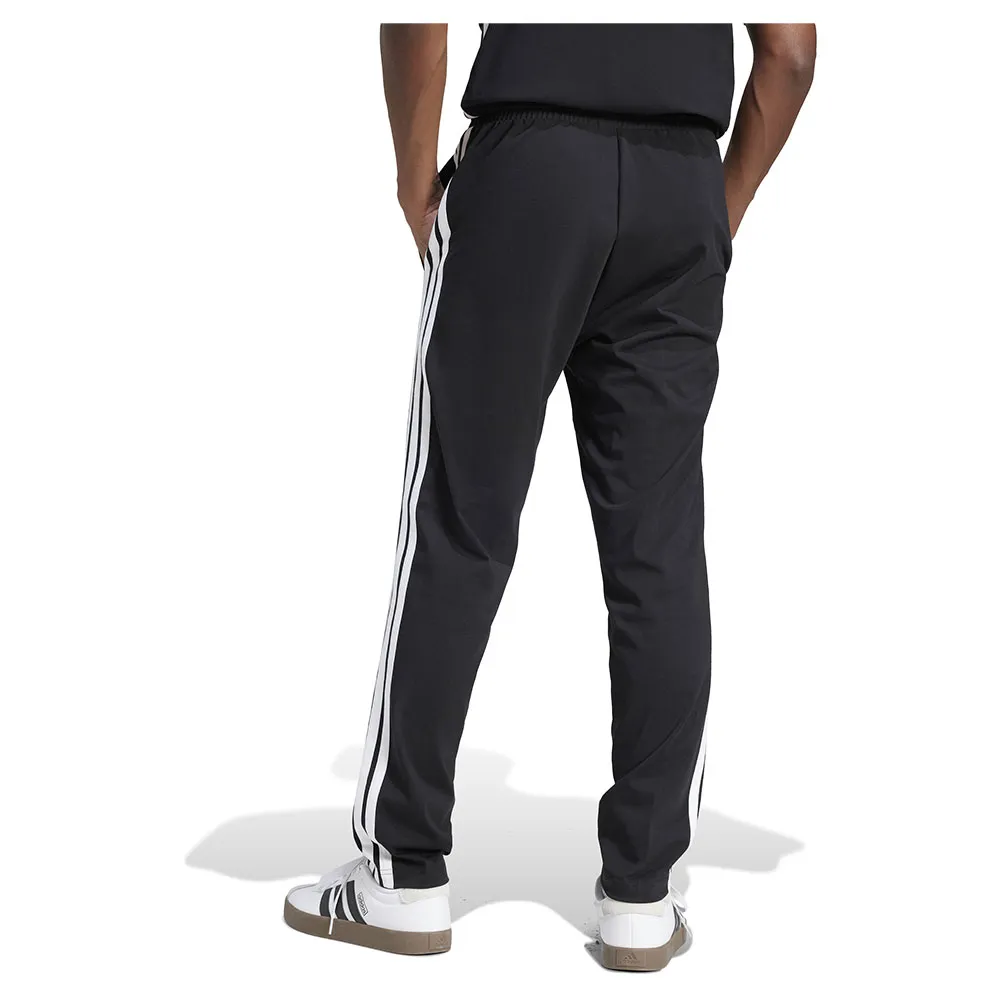 Джоггеры adidas Essentials 3 Stripes Single Jersey, черный — фото 2