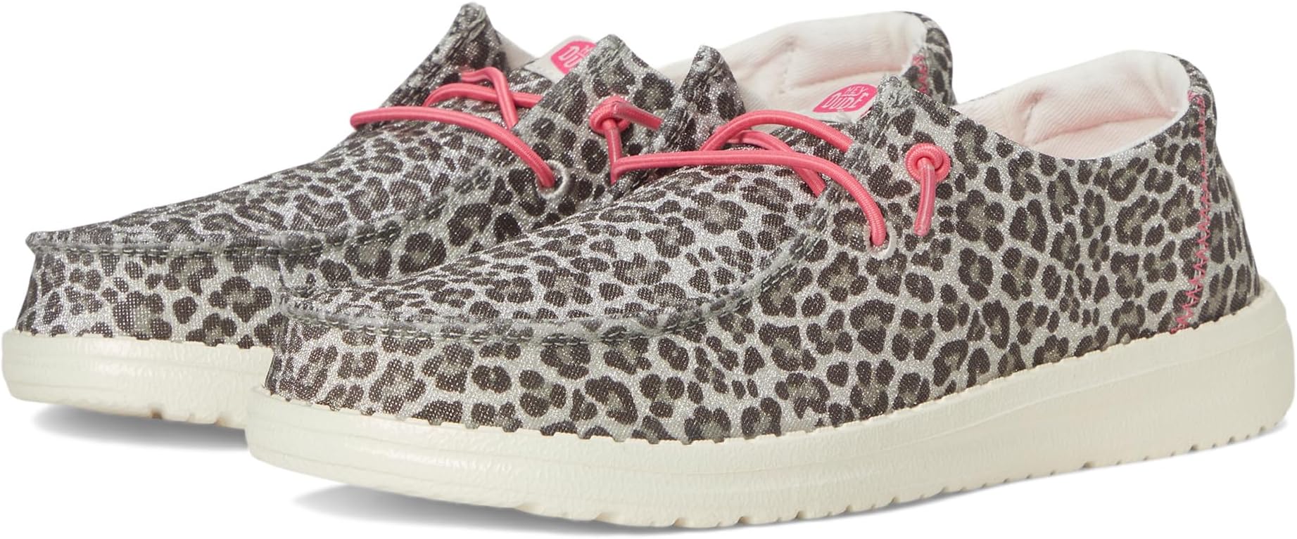 

Лоферы Hey Dude Kids Wendy Luxe Leo, цвет Natural/Black