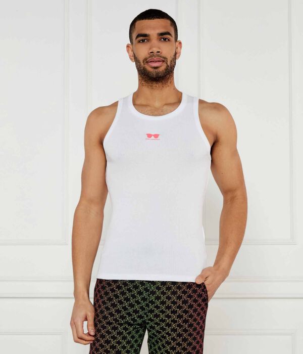 

Майка Slim fit Karl Lagerfeld, белый