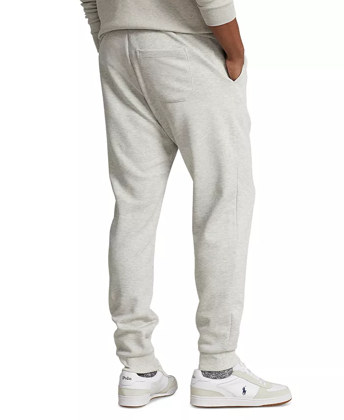 Мужские утепленные спортивные брюки Big & Tall Double-Knit Jogger Pants Polo Ralph Lauren, серый — фото 2