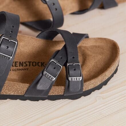 Сандалии Franca - женские Birkenstock, цвет Black Oiled Leather — фото 2