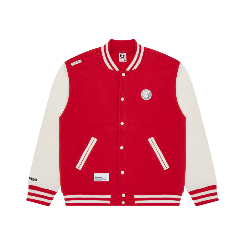 

Хлопковая бомбер-курка с нашивкой Aape, коричневый BGE