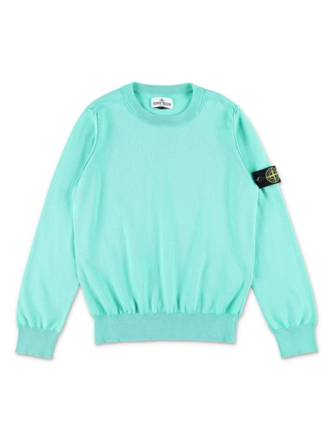 

Stone Island Junior толстовка в рубчик с нашивкой Compass, синий