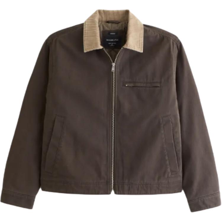 

Abercrombie＆Fitch Куртка мужская, Brown