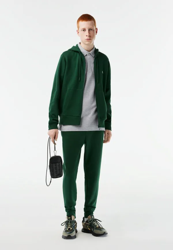 Толстовка на молнии Lacoste Vert, мужская, с капюшоном