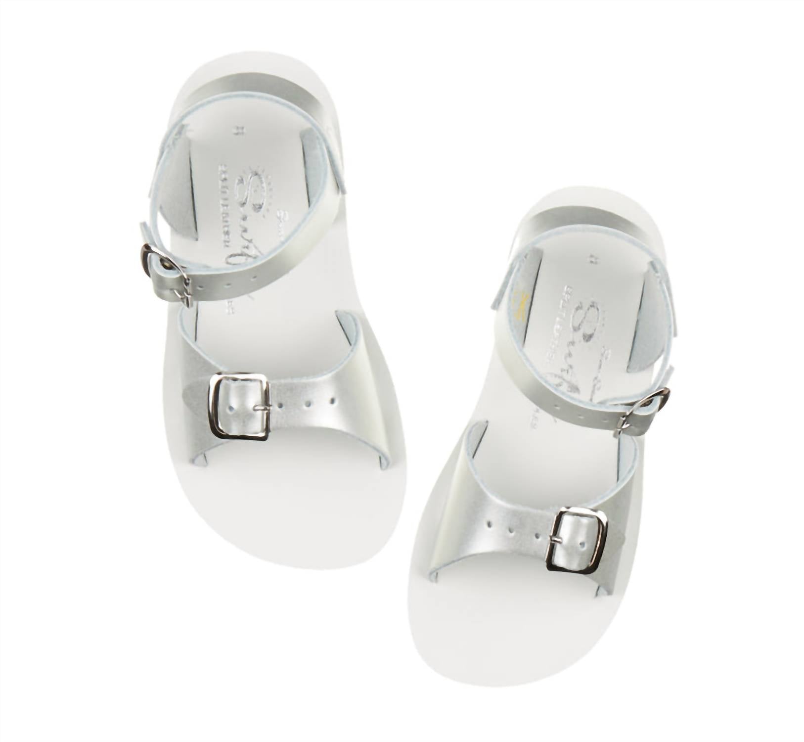 Детские сандалии Surfer в серебристом цвете Salt Water Sandals — фото 2