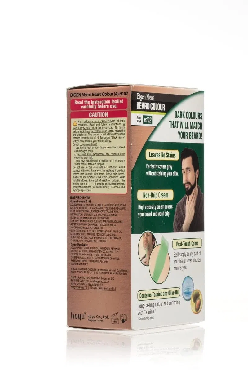 Мужская краска для бороды «Men's Beard Colour» от Bigen Bigen, Brown — фото 3