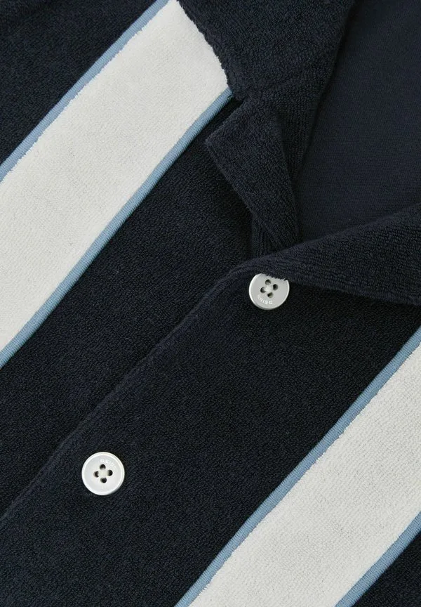 Рубашка rubus block cuban Reiss, Navy/White — фото 4