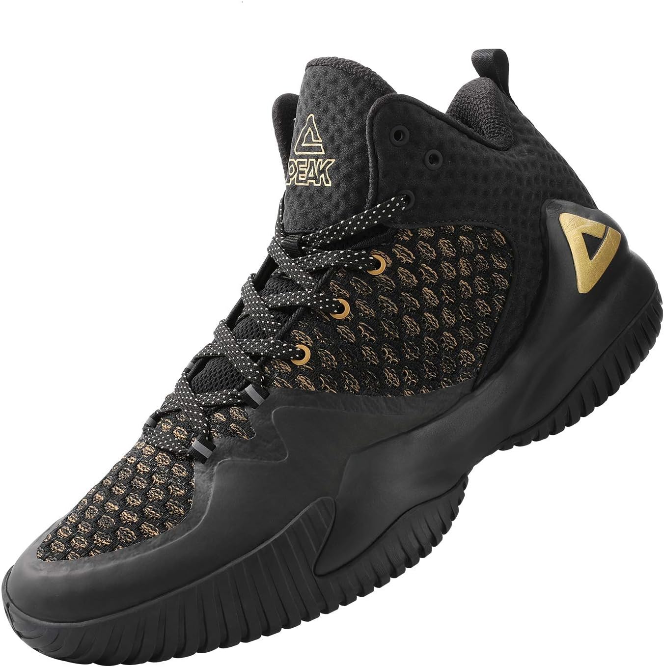 

Высокие мужские баскетбольные кроссовки PEAK с Лоу Уильямсом, мастер стритбола, дышащие кроссовки с амортизацией для фитнеса, желтый