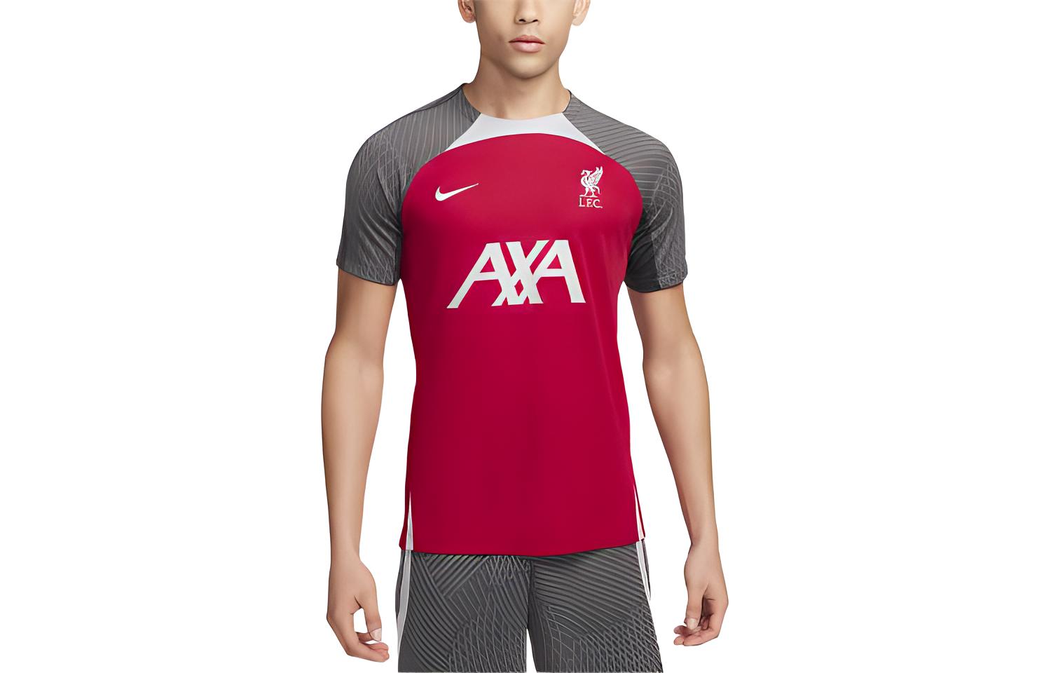 

Футболка Liverpool FC Strike футбольная мужская спортивная красная Nike