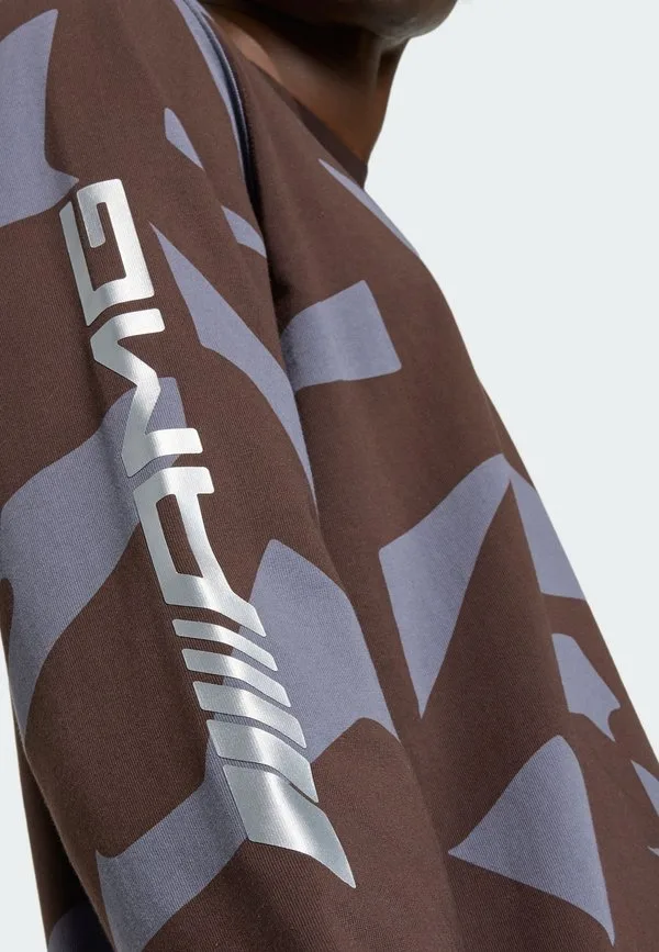 Футболка с длинными рукавами в камуфляжной расцветке amg Adidas Performance, Aurora Coffee Aurora Onix — фото 4