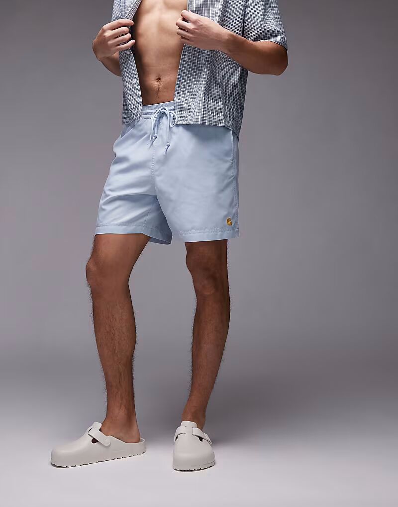 

Плавки Carhartt WIP Chase средне-синего цвета