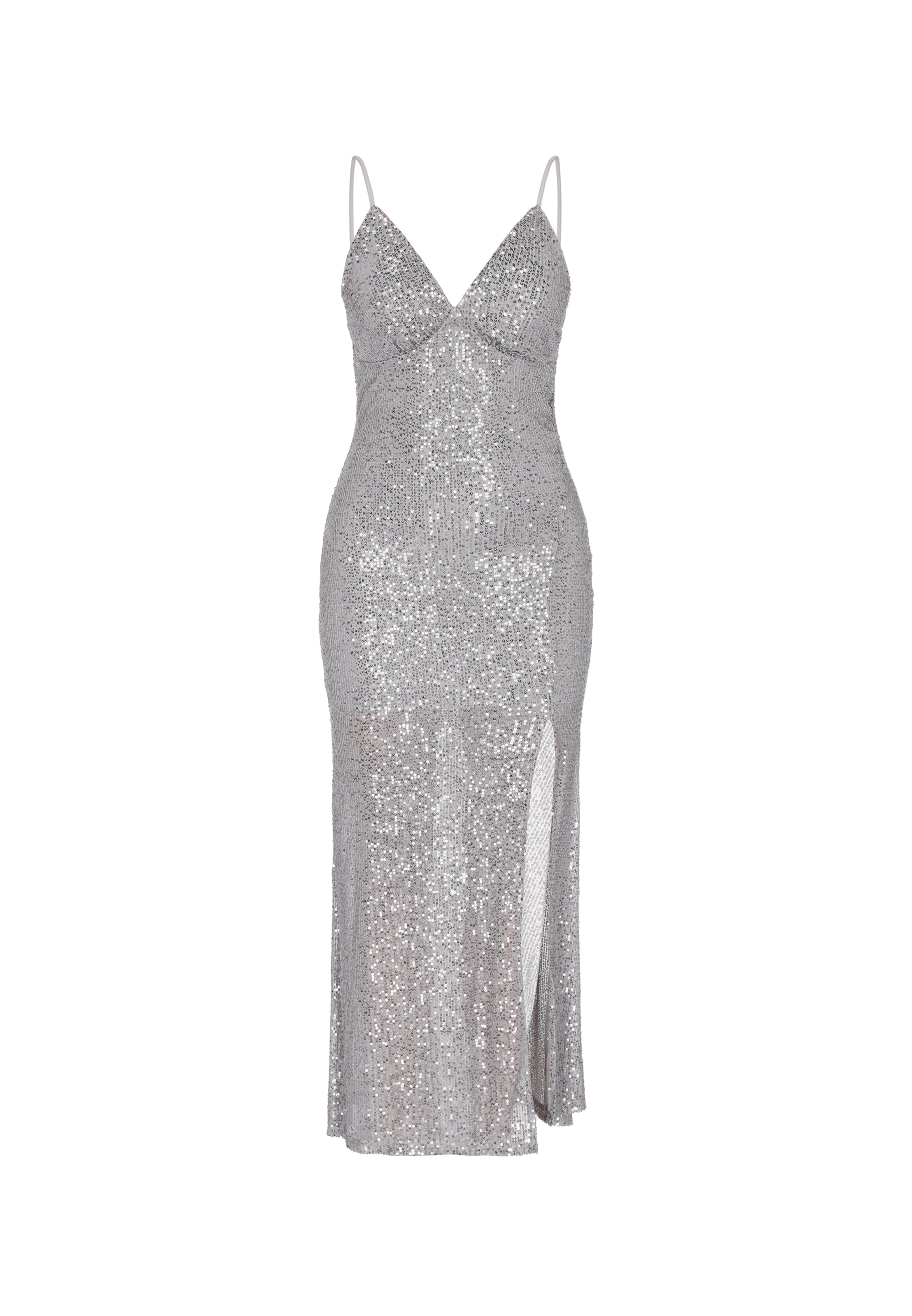 

Faina Вечернее платье в серебристом цвете