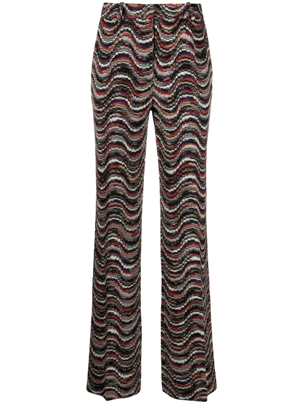 

Жаккардовые брюки прямого кроя Missoni, черный