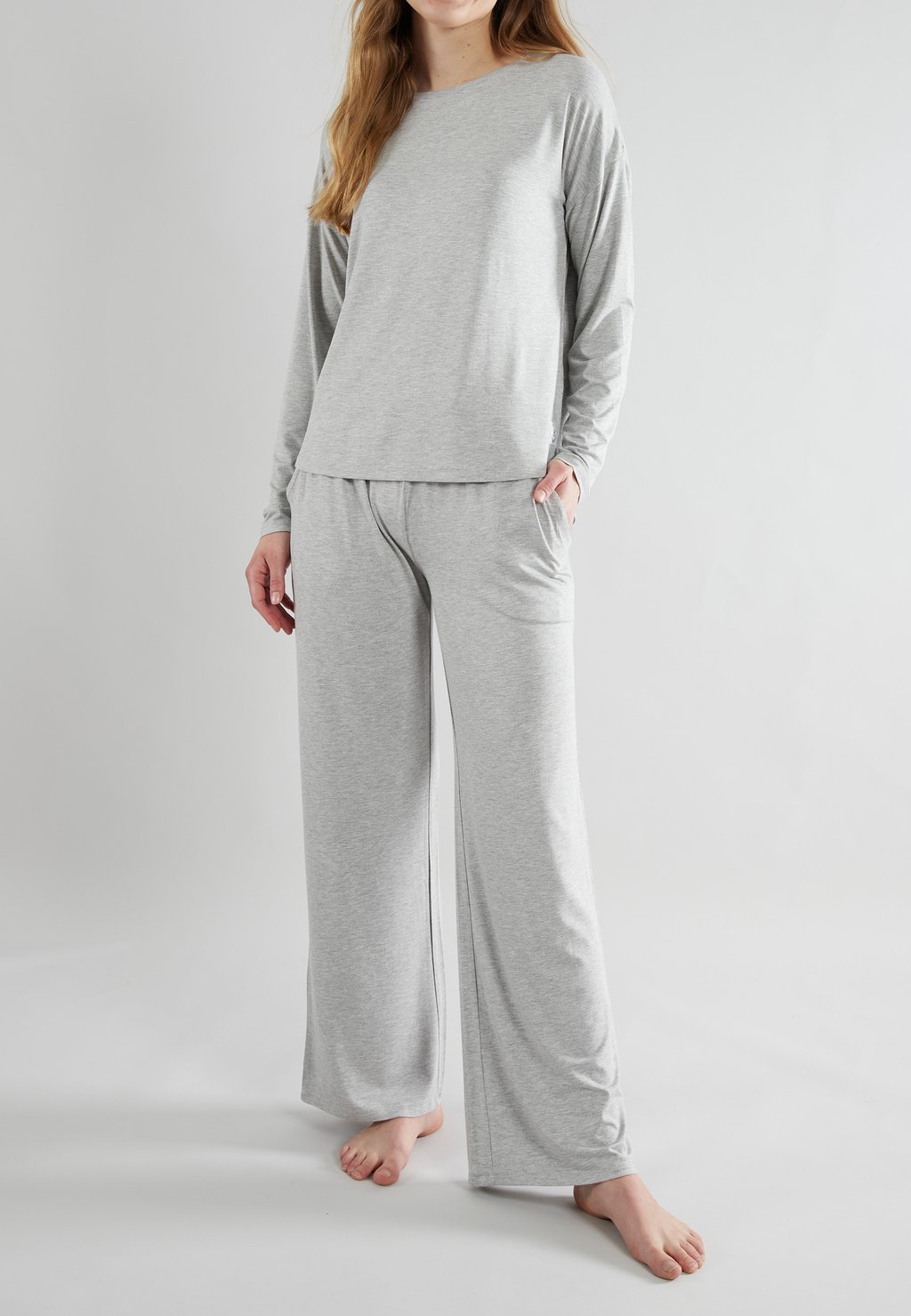 

Пижама SET TOM TAILOR, пятнистый серый