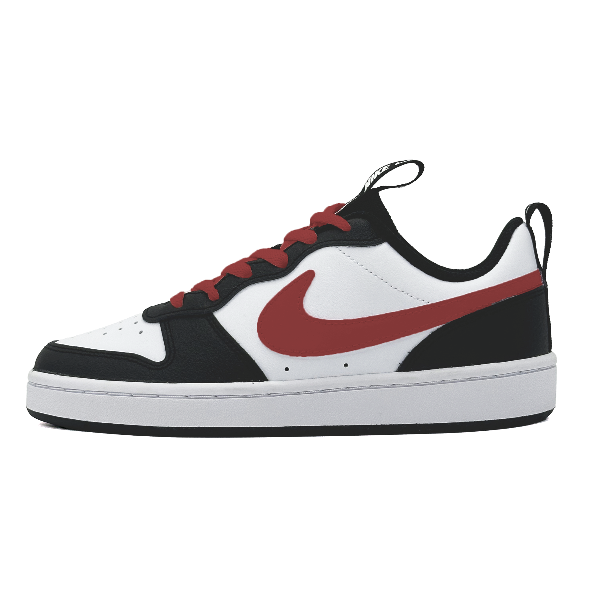 

Низкие противоскользящие износостойкие детские кроссовки для скейтбординга Court Borough Apple Glycerin для подростков Nike, красный