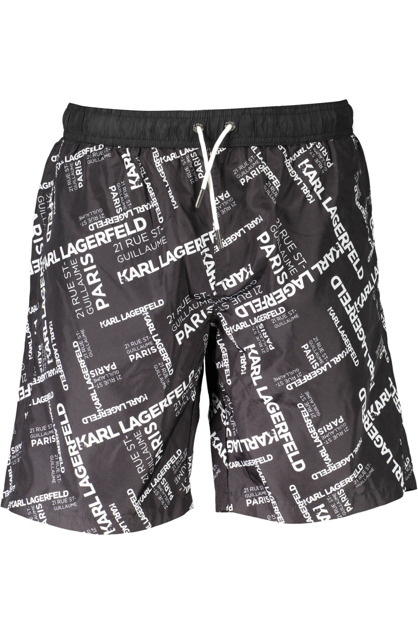 

Мужские шорты Karl Lagerfeld Beachwear пляжные с контрастным принтом, черный