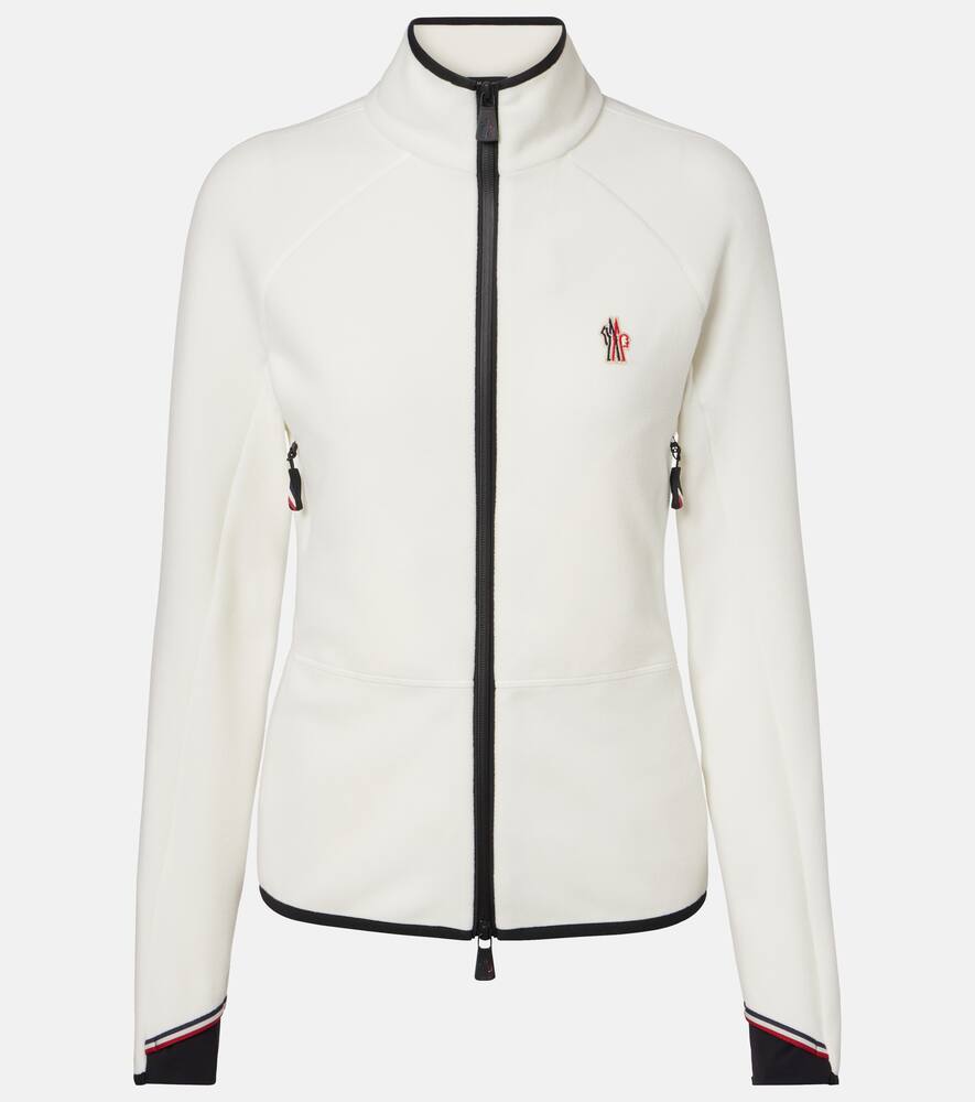 

Флисовая кардиган-кофта на молнии Moncler Grenoble