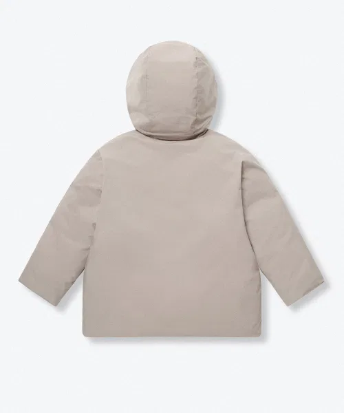 Куртка утеплённая короткая MUSINSA STANDARD KIDS с наполнителем, светлый бежевый — фото 4