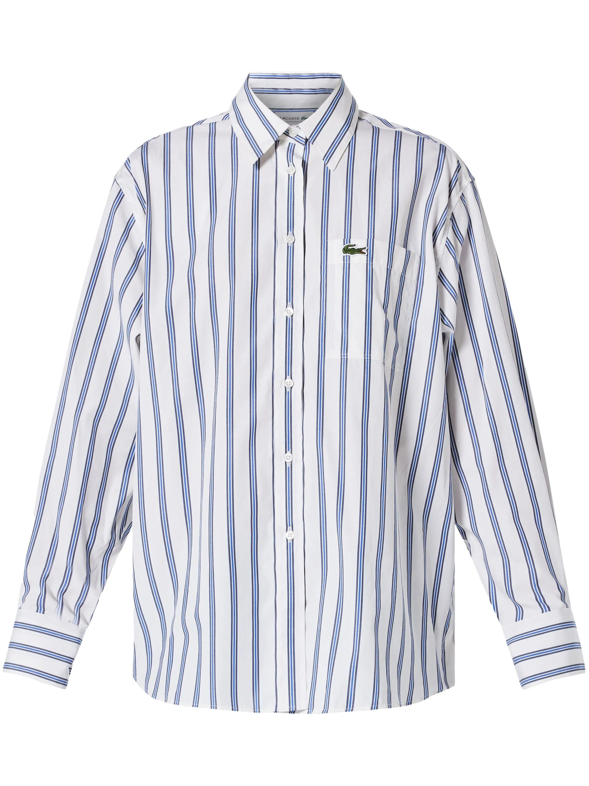 

Поплиновая рубашка Lacoste, белый