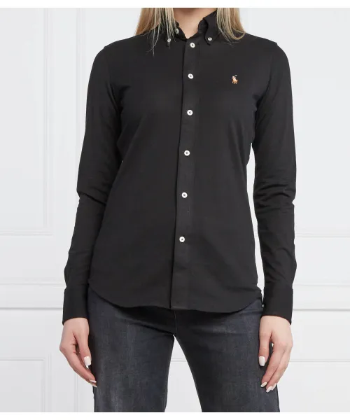 

Рубашка Хайди Slim fit Polo Ralph Lauren, черный