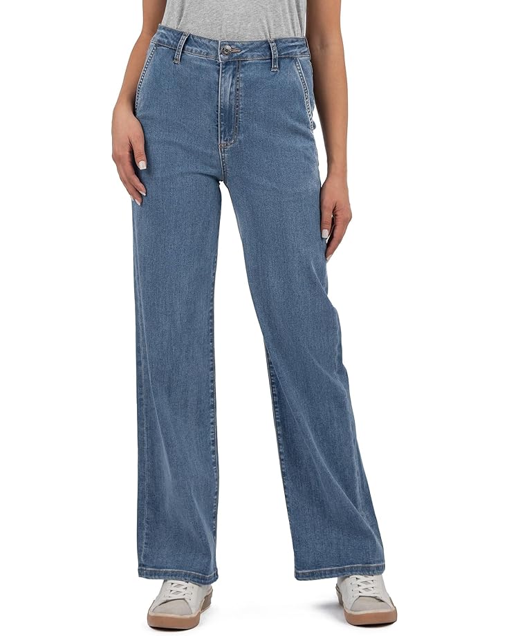 

Джинсы KUT from the Kloth Charlotte High-Rise Straight Leg, цвет Medium Wash
