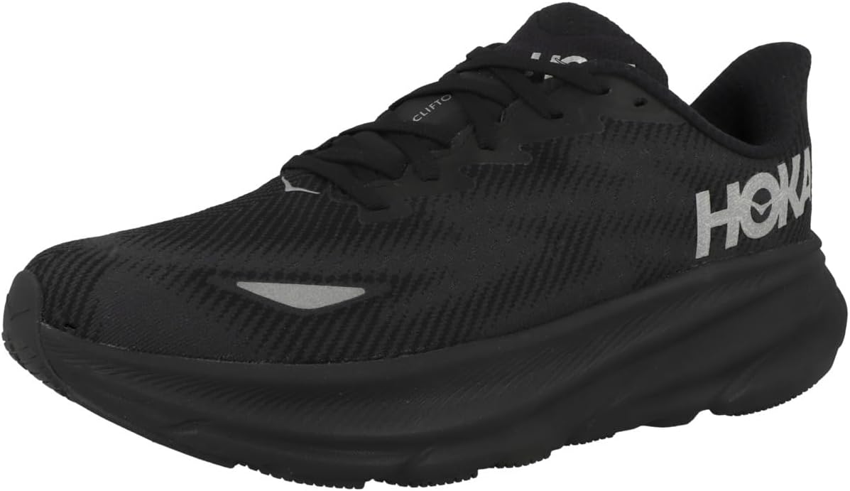 Женские беговые кроссовки Hoka Clifton 9 GTX черные — фото 2
