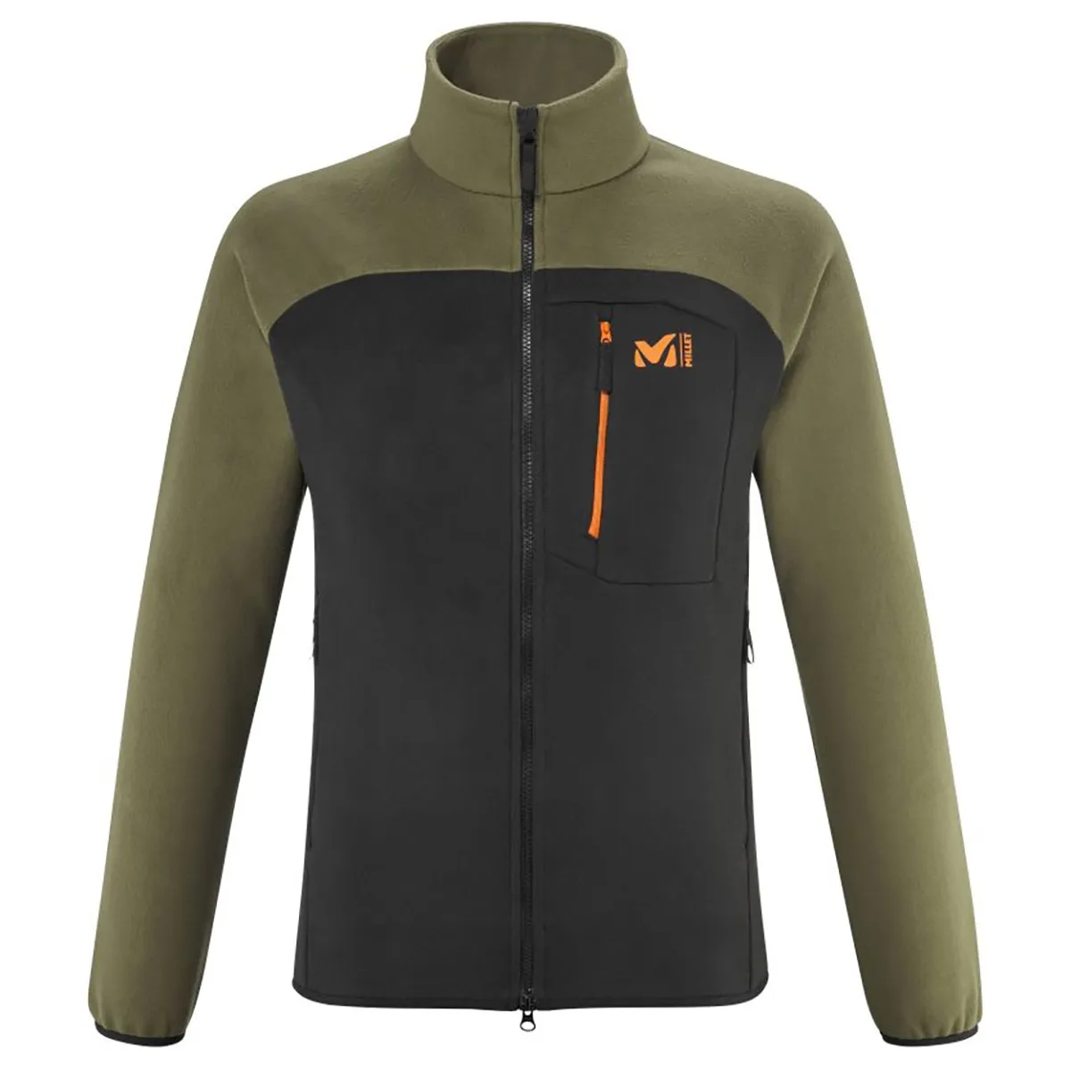 

Мужской флис Abrasion Millet, черный/зеленый