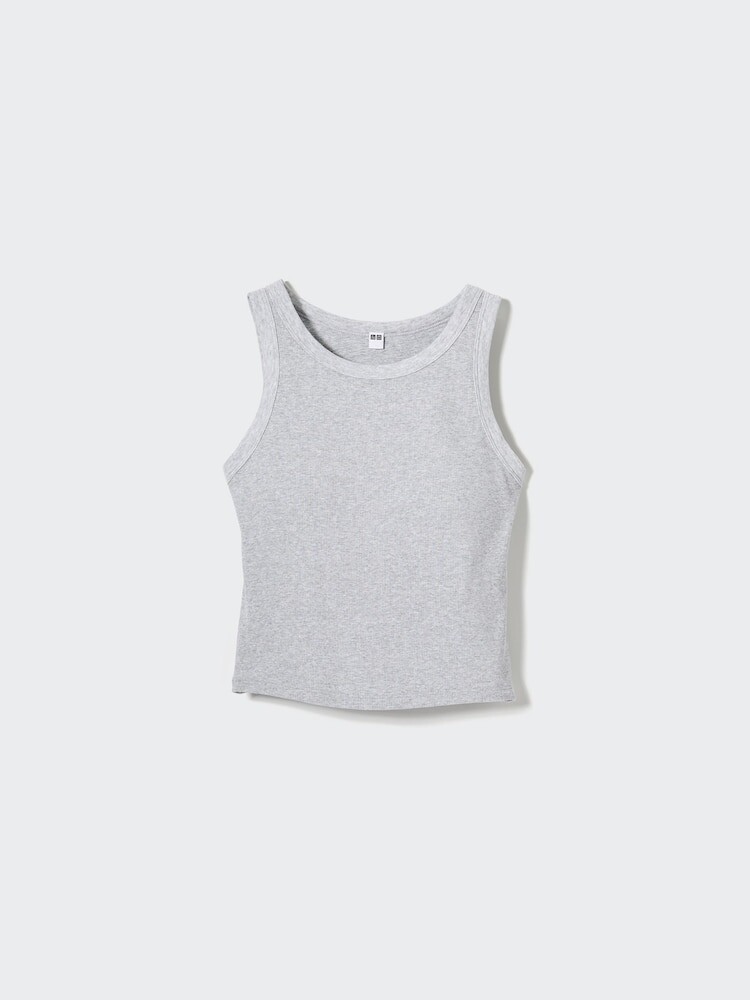 

Майка с чашечками в рубчикUniqlo, цвет 03 серый