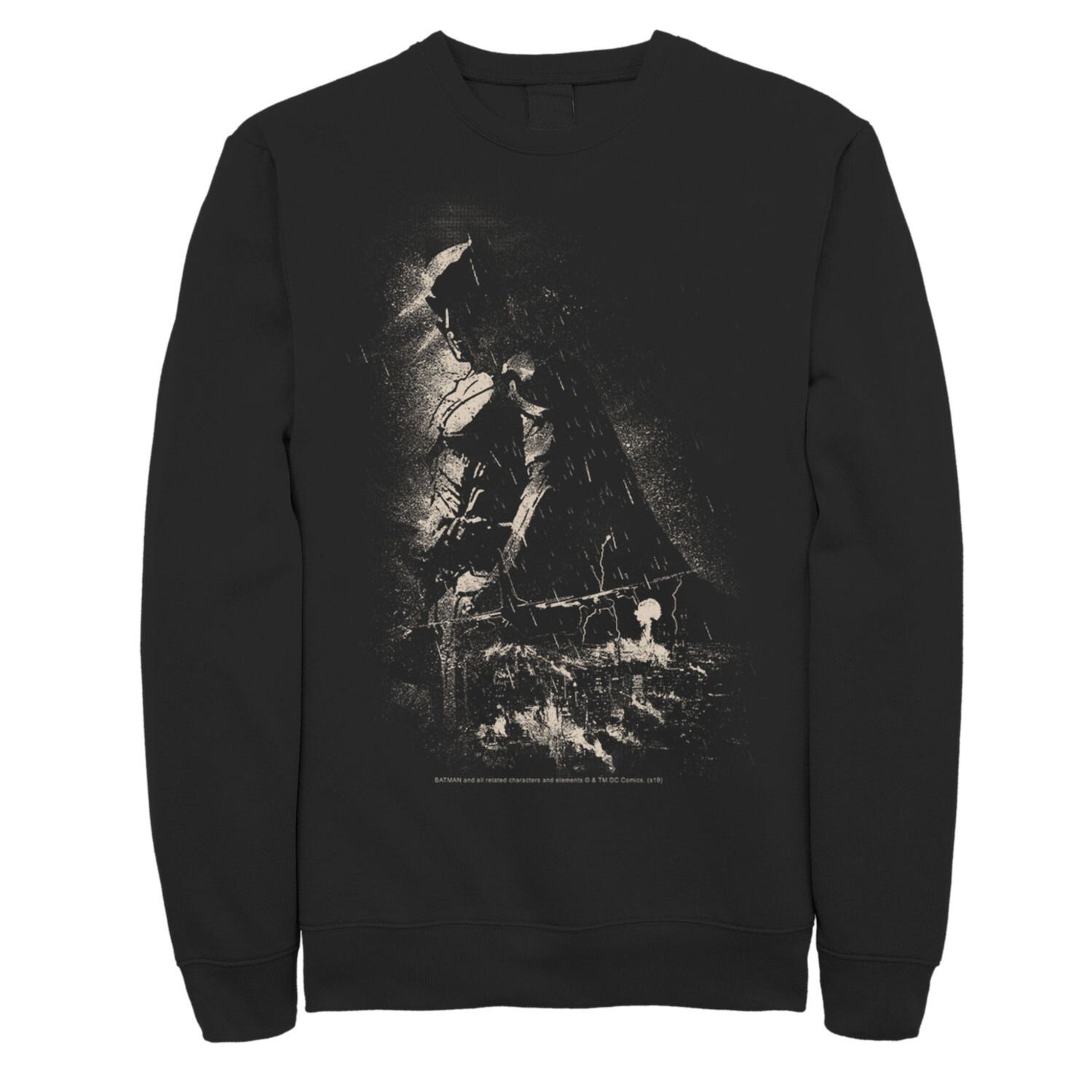 

Мужской свитшот с плакатом Batman Shadow Skyline DC Comics