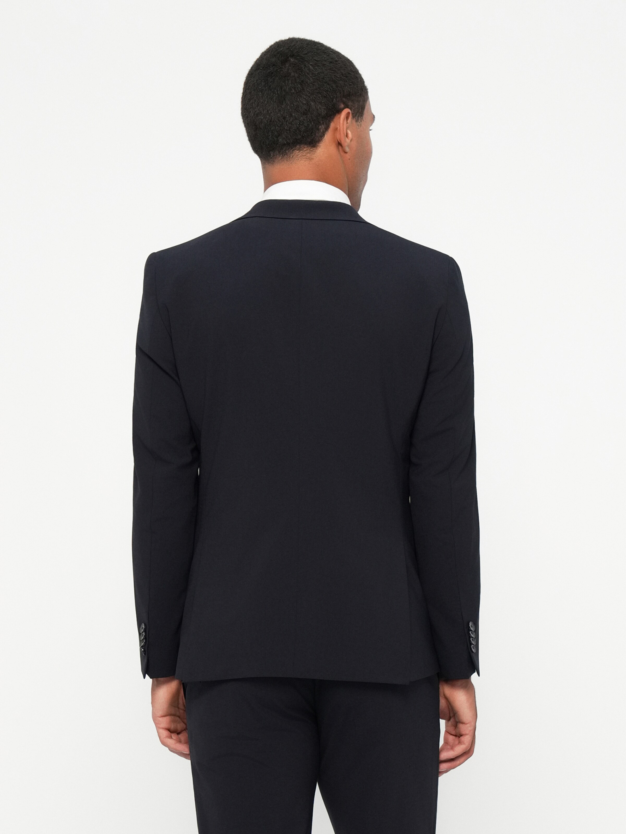 BOSS Строгий пиджак Slim fit 'H-Harvey-MM-C-NF' в цвете Marine Blue — фото 4