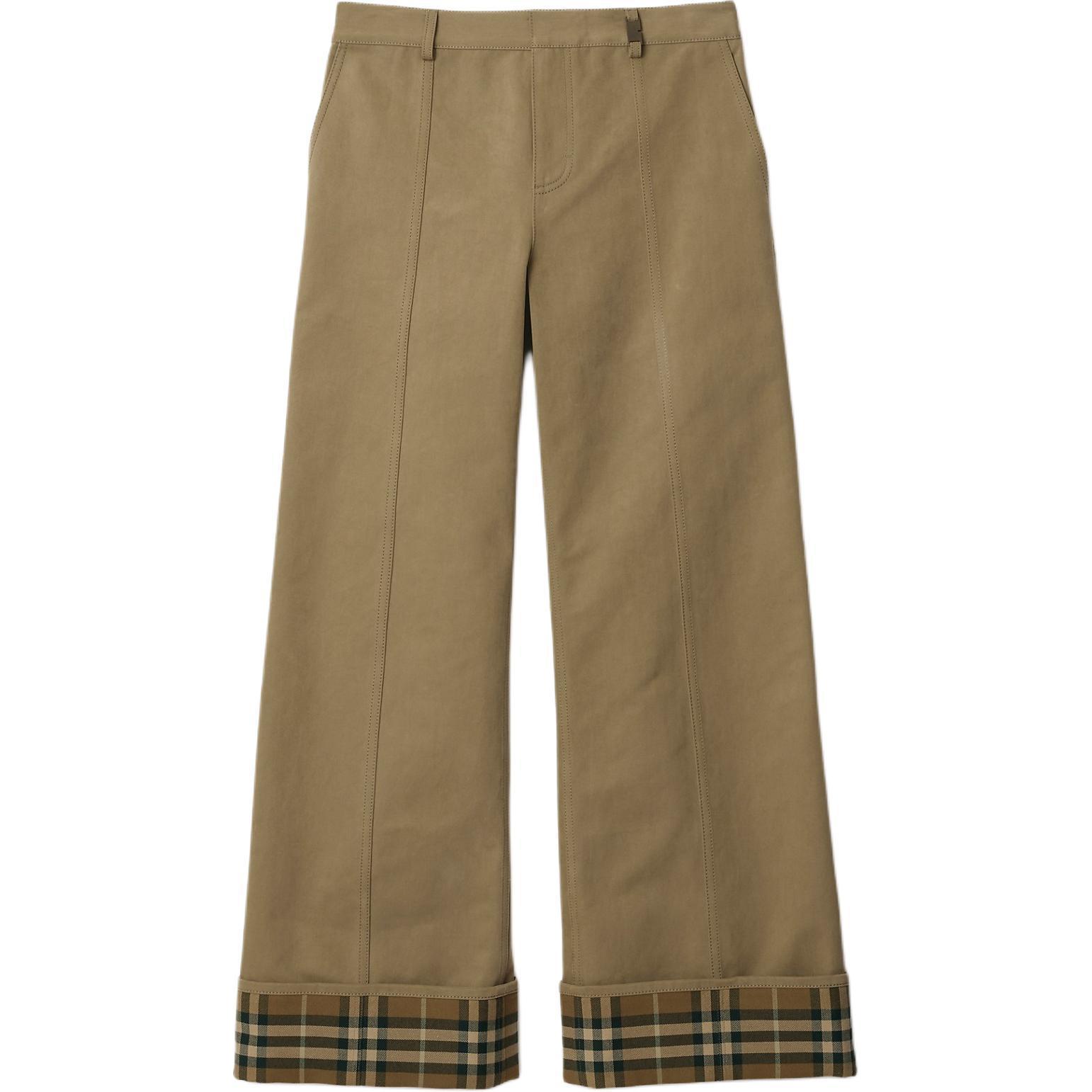 

Burberry Женские повседневные брюки цвета хаки