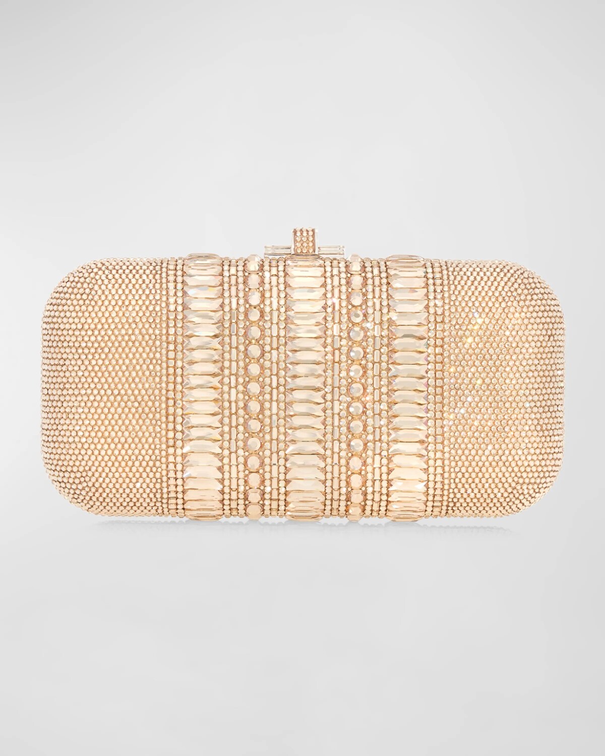 

Клатч Prosecco Crystal Long Slide Minaudiere Judith Leiber Couture, цвет Silver Prosecco Mult