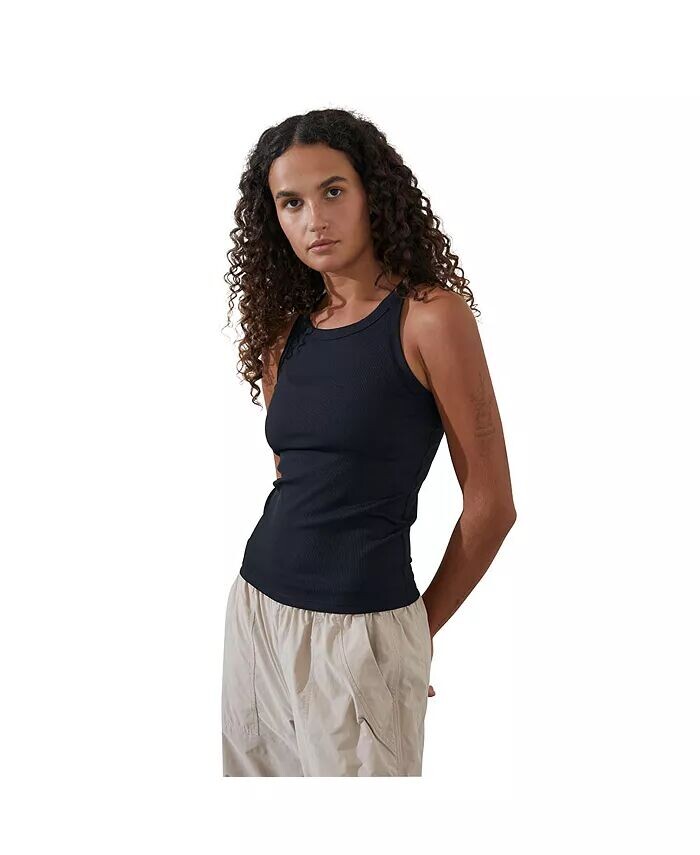 

Женская майка Active Rib Thin Racer COTTON ON, черный