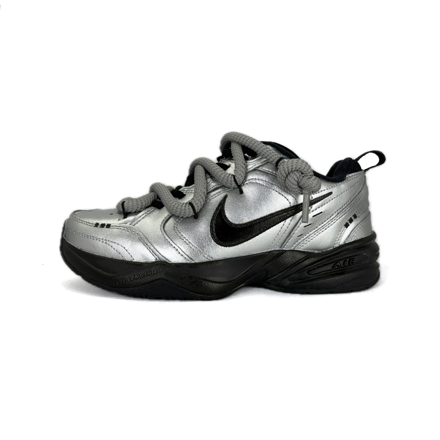 

Nike Кроссовки Air Monarch 4 Abrasion Resistant Low top Chunky Unisex Silver