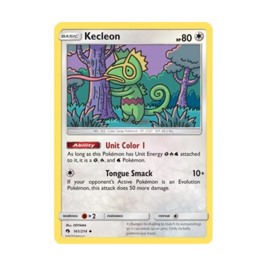 

CCG Кеклеон (161) (U) #161, Pokemon - SM - Lost Thunder - Singles