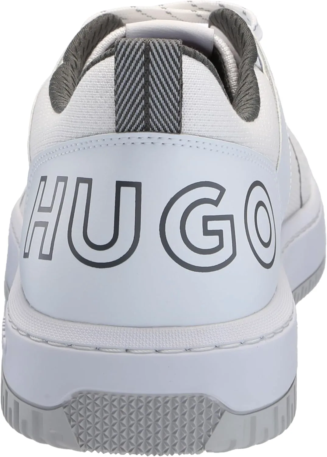 Кроссовки Hugo Mens Back с логотипом и шнуровкой, белый — фото 3