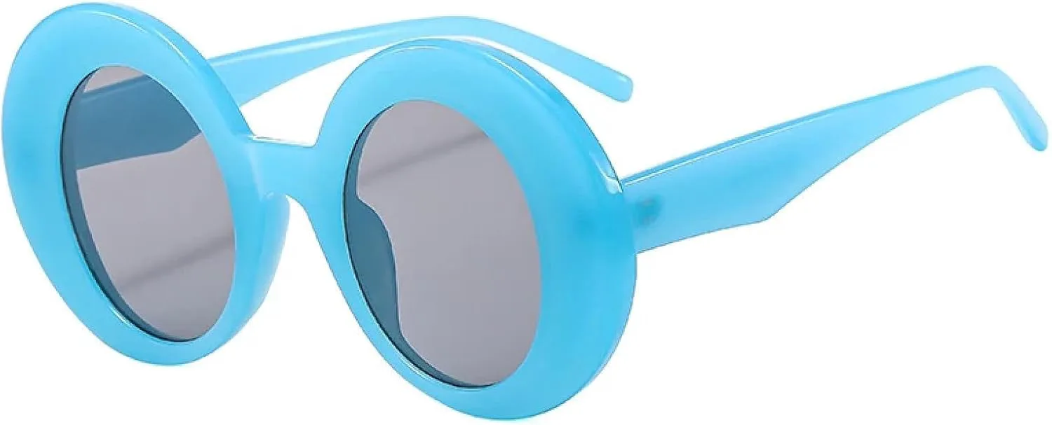 

Модные большие овальные женские солнцезащитные очки с градиентной защитой от УФ-излучения, мужские солнцезащитные очки в стиле ретро-панк TVTBBVV, Blue Light Gray