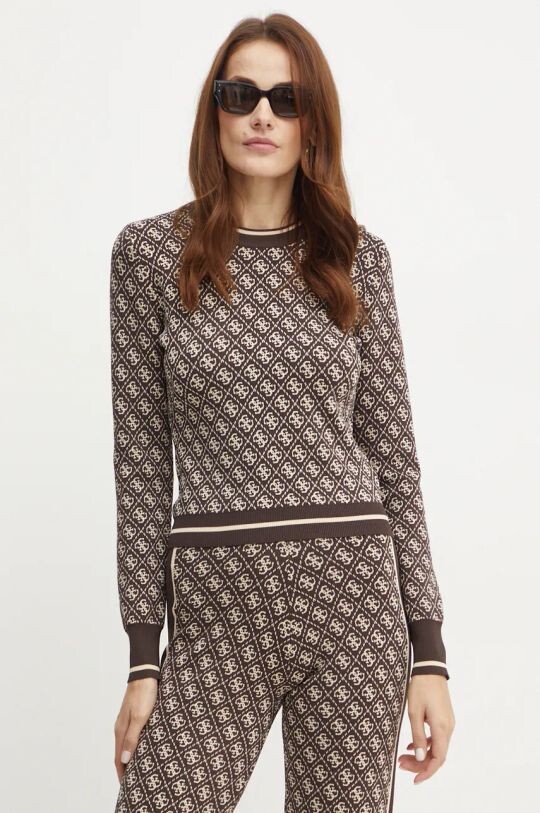 

ЛИСЭ свитер Guess, коричневый