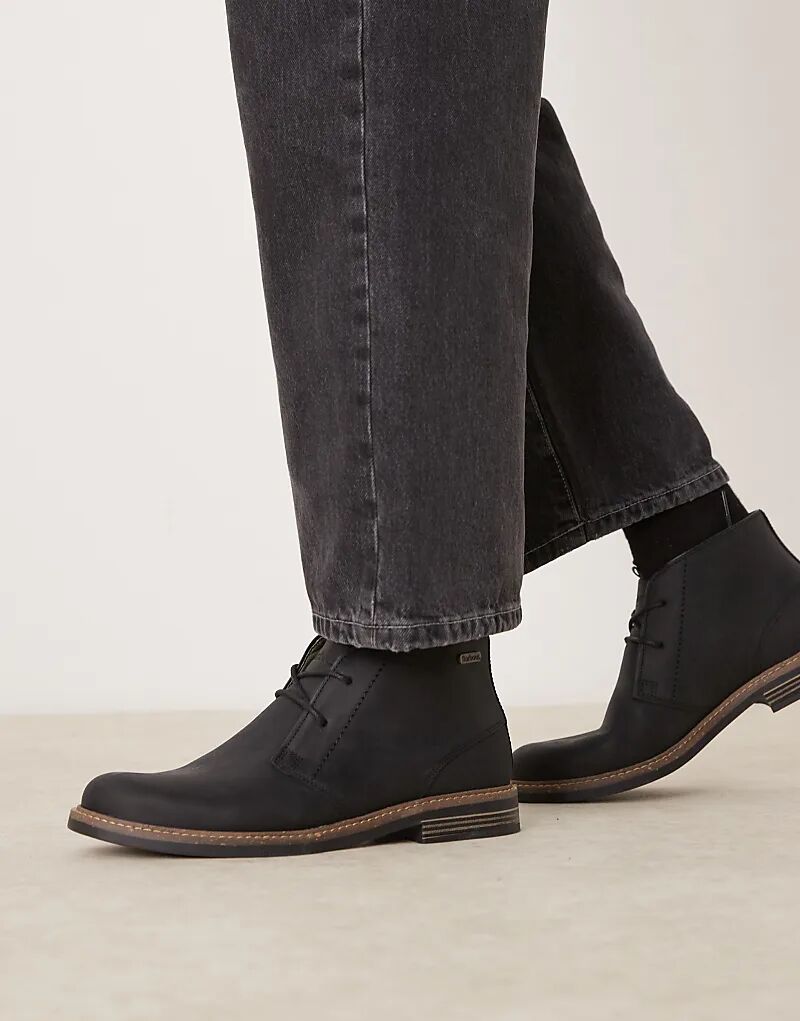 

Ботинки чука из кожи Readhead черного цвета Barbour