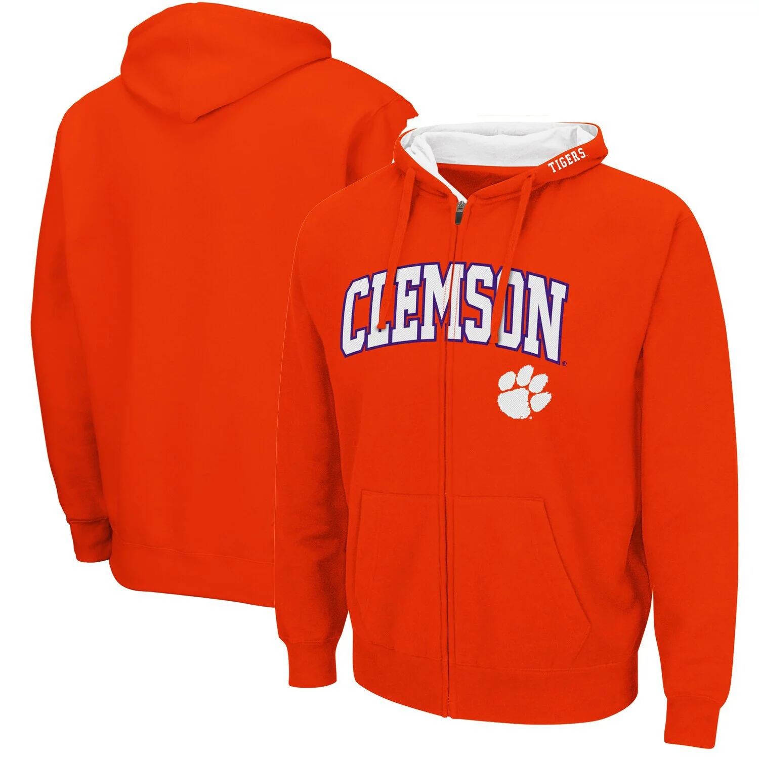 

Мужская оранжевая толстовка с молнией во всю длину Clemson Tigers Arch & Logo 3.0 Colosseum, Оранжевый, Мужская оранжевая толстовка с молнией во всю длину Clemson Tigers Arch & Logo 3.0 Colosseum