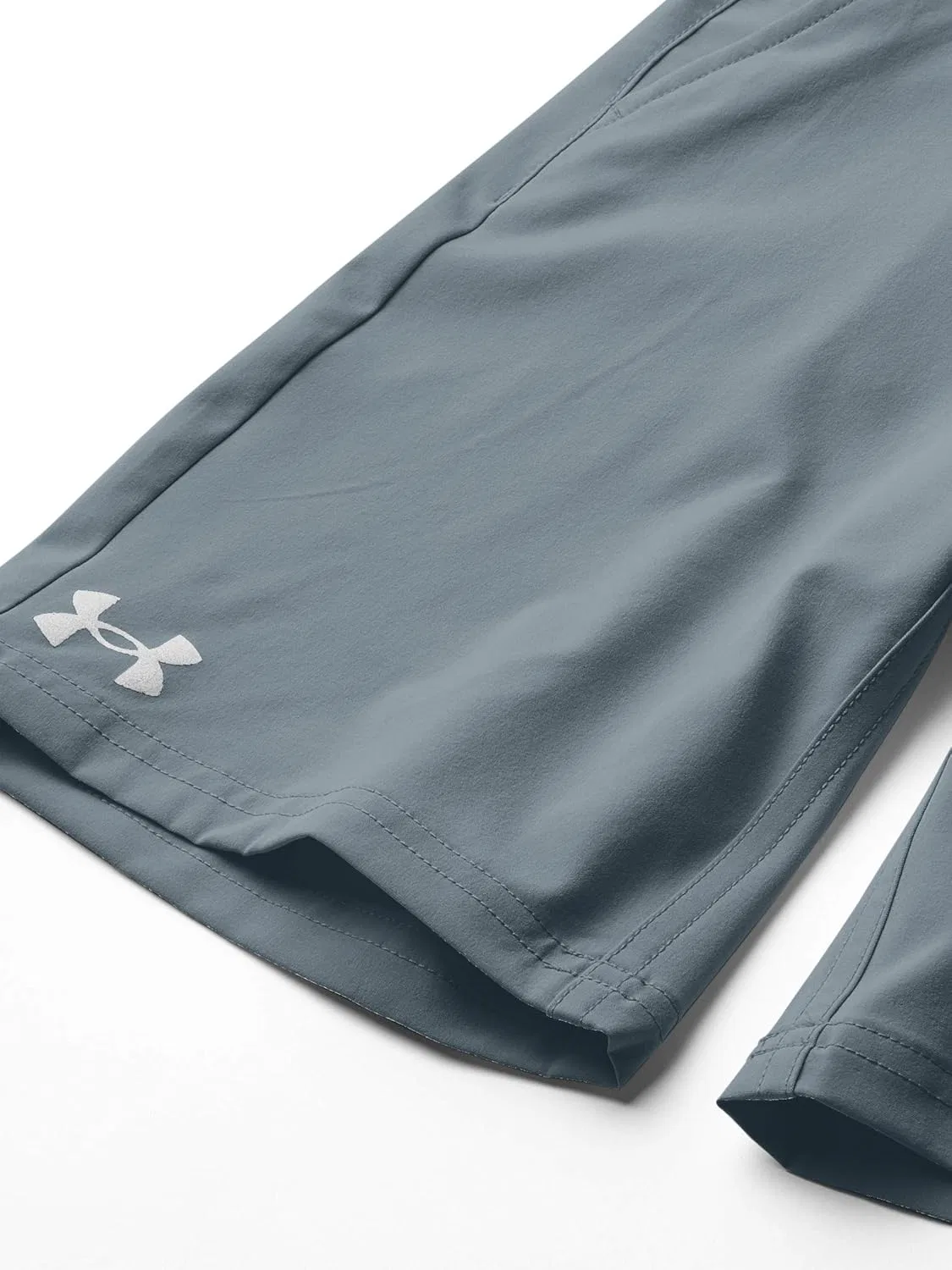 Детские пляжные шорты Under Armour, водоотталкивающие и быстросохнущие, из прочной и дышащей ткани, Pitch Gray S21 — фото 3
