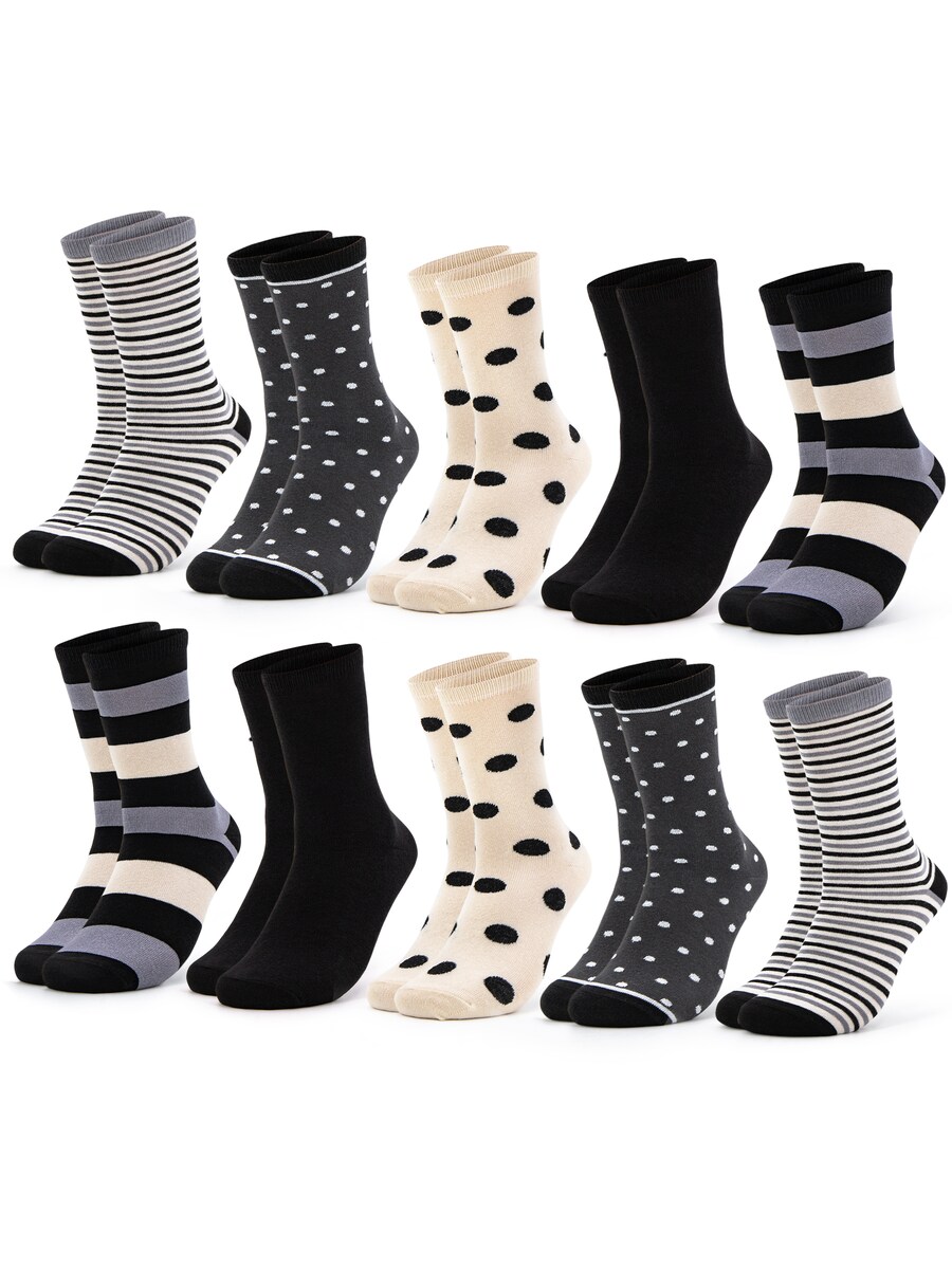 

Носки Occulto Lotte, цвет Beige/Grey/Orchid/Black/White