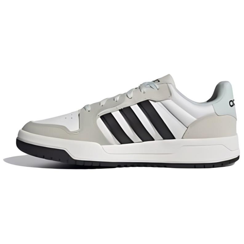 

Кроссовки adidas neo Entrap Skateboarding Shoes Unisex Low-top White/Black/Bauxite Brown, белый/черный