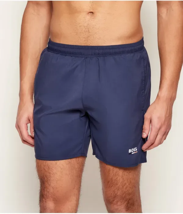 Плавки «Меч-рыба» regular fit Boss, темно-синий