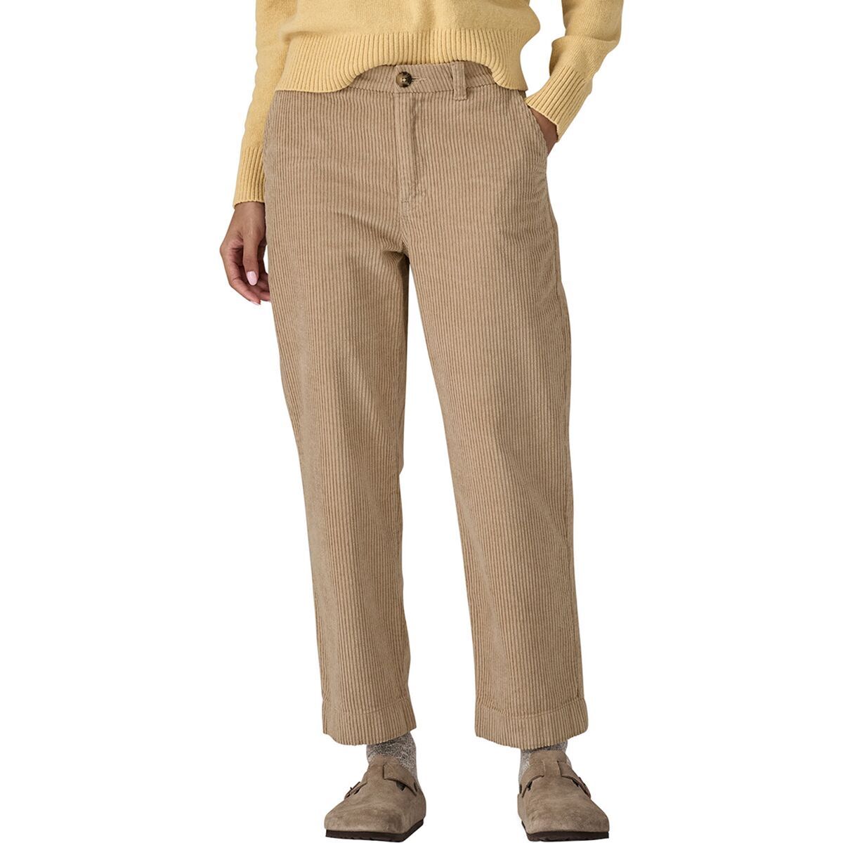 

Широкорёберные брюки из вельвета Patagonia, цвет oar tan